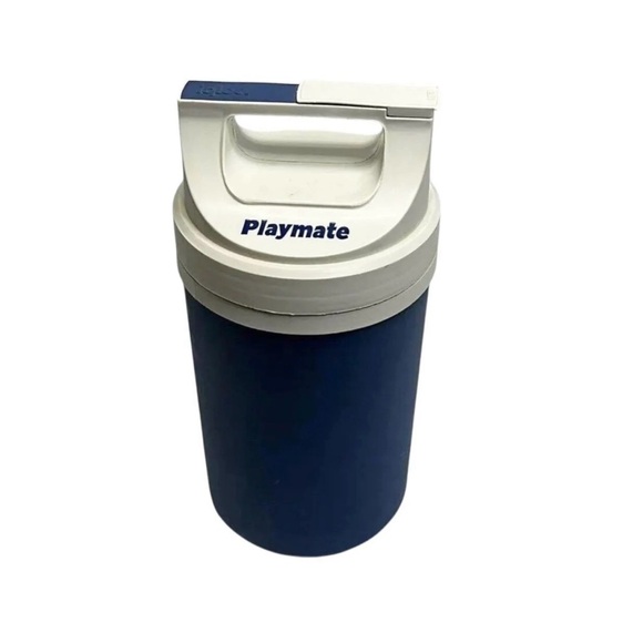 Igloo Other - Vintage Playmate Igloo Blue & White 1/2 Gallon Water Jug Cooler USA - Pre Owned